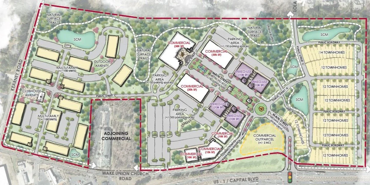 Illustrative planning material for the Wake Union mixed-use site