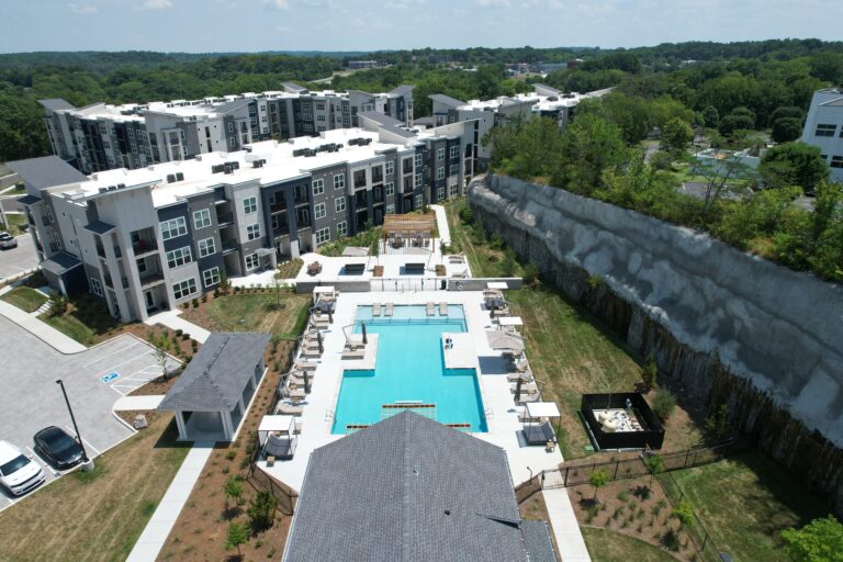 View across The Percy residential community